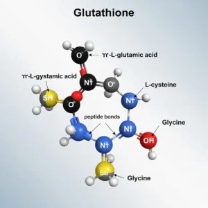 Glutathione precursors and cofactors along with vitamins essential for glutathione synthesis